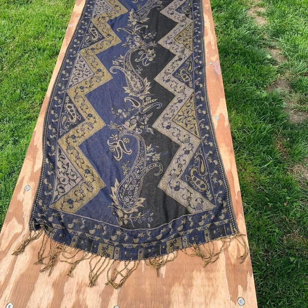 Vintage paisley‎ & floral scarf